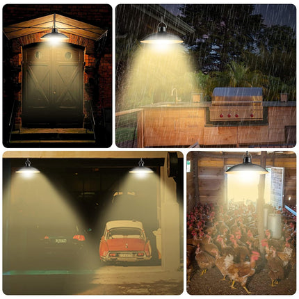 Double Head Solar Pendant Lights – Perfect for Indoor & Outdoor Spaces – Buy Garden Light Online at FUTURKART