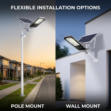 FuturKart 100W Semi-Integrated Solar Street Light | IP65 Waterproof – Buy Online at Futurkart