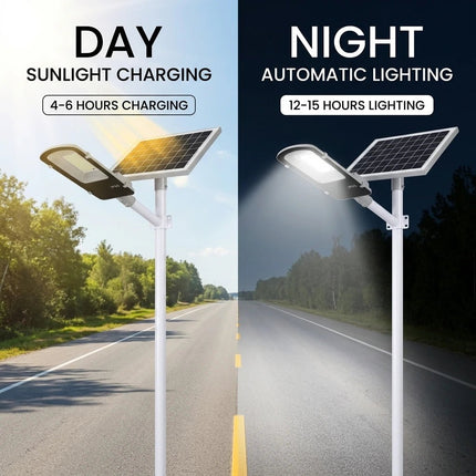 FuturKart 100W Semi-Integrated Solar Street Light | IP65 Waterproof – Buy Online at Futurkart