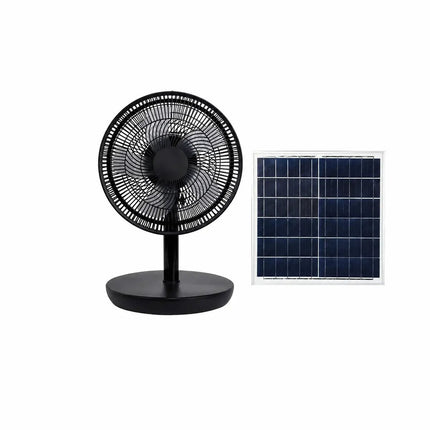 Futurkart - 12 Inch Solar Rechargeable Table Fan with Solar Panel & Battery Backup – Buy Solar FAN Online at Futurkart