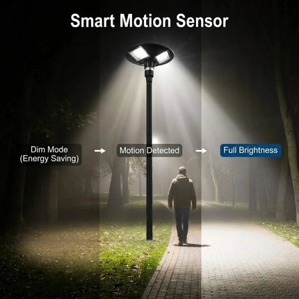 FuturKart 200W Solar UFO Street Light with 240 LED, 15Ah Battery & PIR Sensor – Buy Garden Light Online at Futurkart