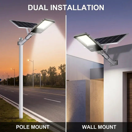 FuturKart 500W Semi-Integrated Solar Street Light with LiFePO4 Battery & Remote – Buy Online at Futurkart