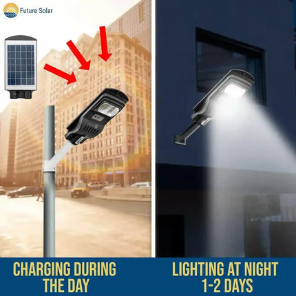 FuturKart 50W All-in-One Solar Street Light | Integrated Outdoor LED Solar Light – Buy Street Light Online at Futurkart