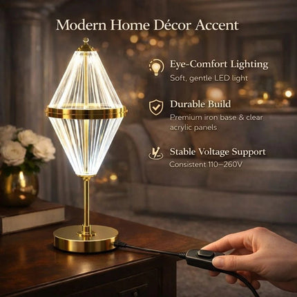 FuturKart modern decorative table lamp for indoor lighting and home décor