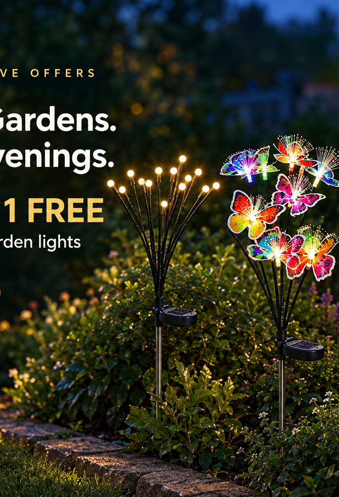 Futurkart premium garden-light offer banner