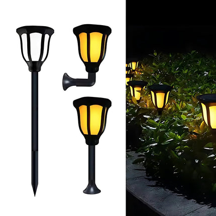 LED Solar Torch Garden Light – Warm White Outdoor Decorative Lamp – Buy Garden Light Online at FUTURKART