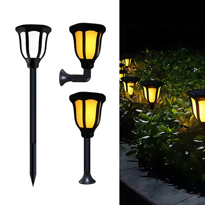 LED Solar Torch Garden Light – Warm White Outdoor Decorative Lamp – Buy Garden Light Online at FUTURKART