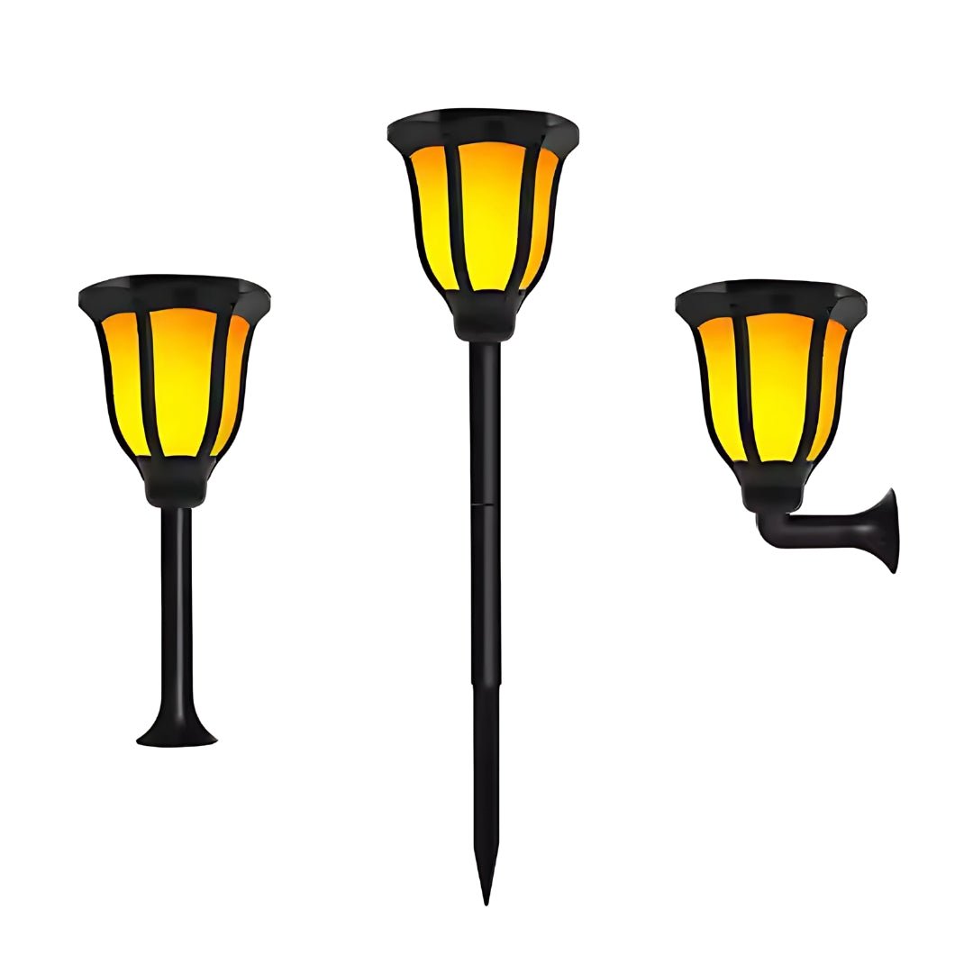 LED Solar Torch Garden Light – Warm White Outdoor Decorative Lamp – Buy Garden Light Online at FUTURKART