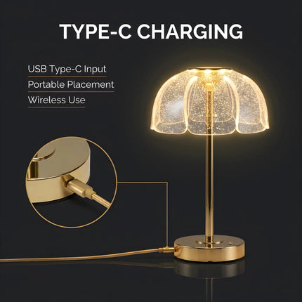 Modern LED table lamp for home décor and ambient lighting