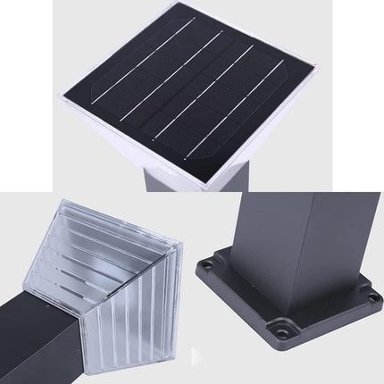 Modern Solar Garden Bollard Light – Dual Color LED Pathway Lamp with Remote – Buy Garden Light Online at FUTURKART