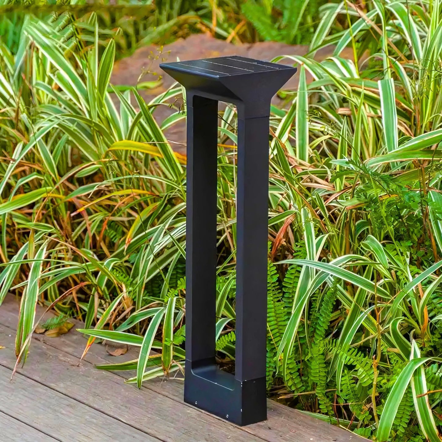 Modern Solar Lawn Bollard Light | 120W Outdoor Pathway & Garden Lamp | Aluminum Alloy, Auto On/Off, Waterproof – Buy Garden Light Online at FUTURKART