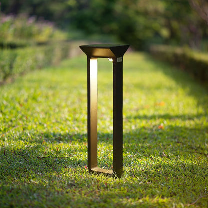 Modern Solar Lawn Bollard Light | 120W Outdoor Pathway & Garden Lamp | Aluminum Alloy, Auto On/Off, Waterproof – Buy Garden Light Online at FUTURKART