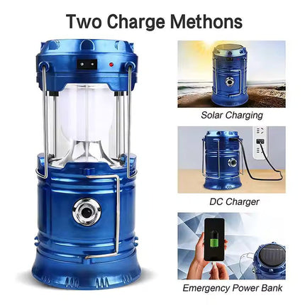 Multifunctional Solar Portable Telescopic Camping Light – USB Rechargeable Lantern – Buy Garden Light Online at FUTURKART