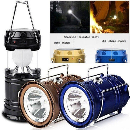 Multifunctional Solar Portable Telescopic Camping Light – USB Rechargeable Lantern – Buy Garden Light Online at FUTURKART