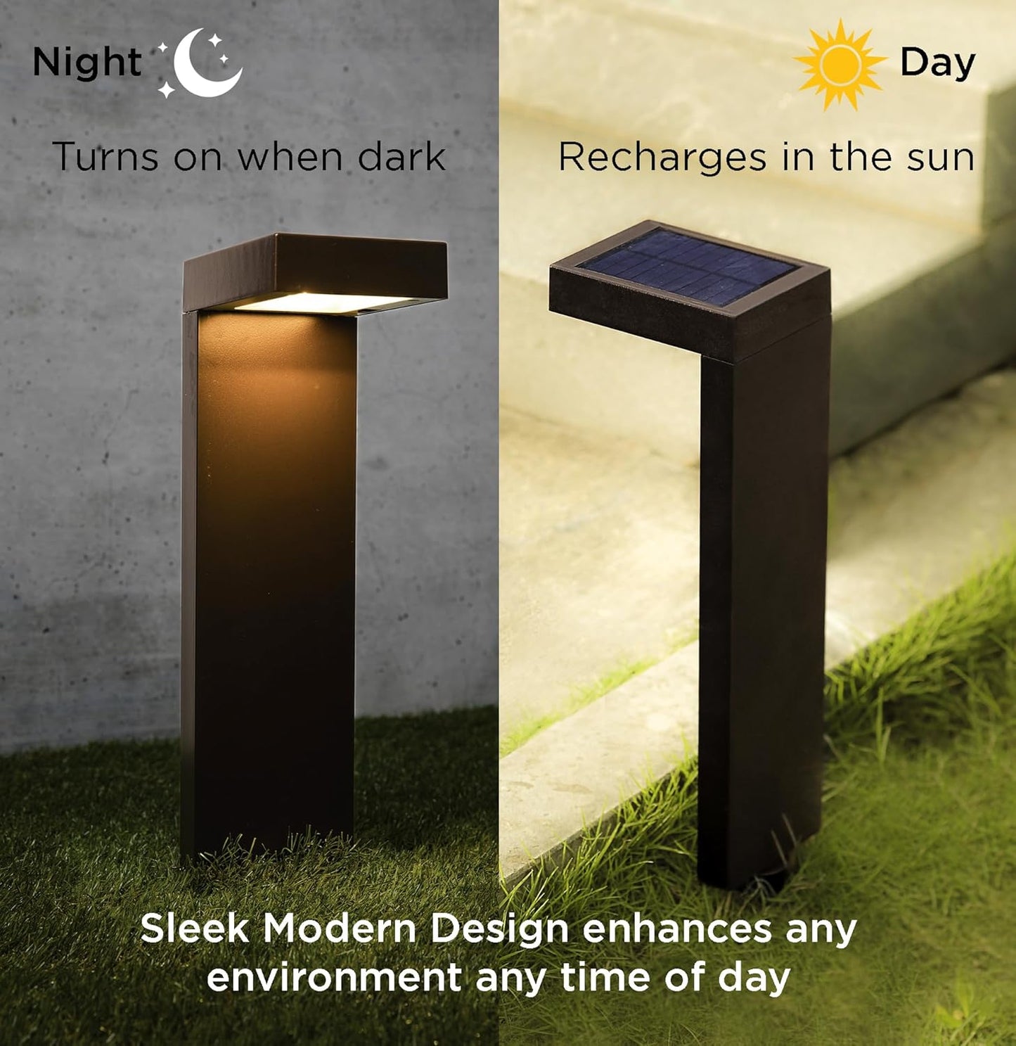 Outdoor LED Garden Bollard Light – Elegant Solar Landscape Lamp – Buy Garden Light Online at FUTURKART