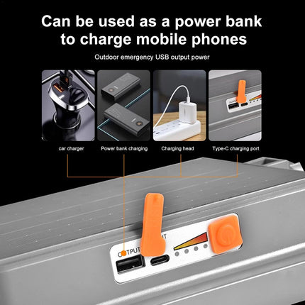 Portable Solar LED Work Light – Rechargeable Flood Lamp with SOS Mode & Power Bank Function – Buy Flood light Online at FUTURKART