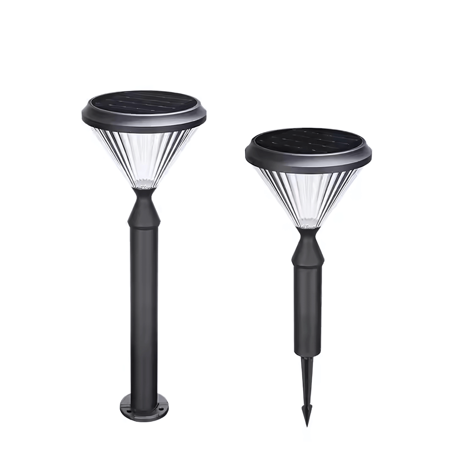 Premium Solar Bollard Light for Pathway & Landscape | Dual Color with Remote | Ground & Spike Mount | IP65 Aluminum Body – Buy Garden Light Online at FUTURKART