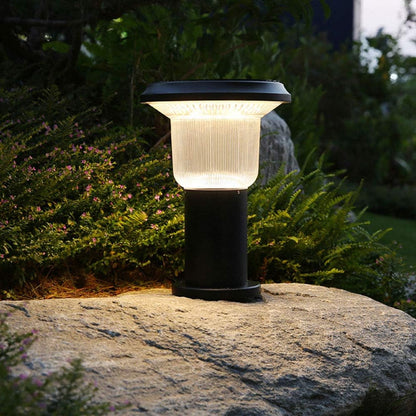Premium Solar - Powered Bollard Pathway Light – Dual Color Outdoor Landscape Lamp | Ground Mounted – Buy Garden Light Online at FUTURKART