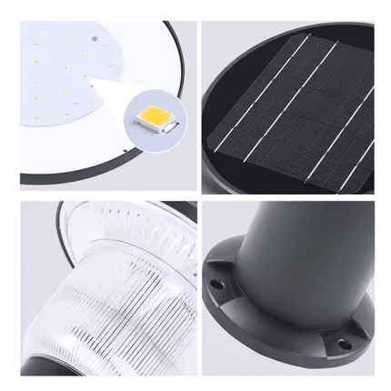 Premium Solar - Powered Bollard Pathway Light – Dual Color Outdoor Landscape Lamp | Ground Mounted – Buy Garden Light Online at FUTURKART