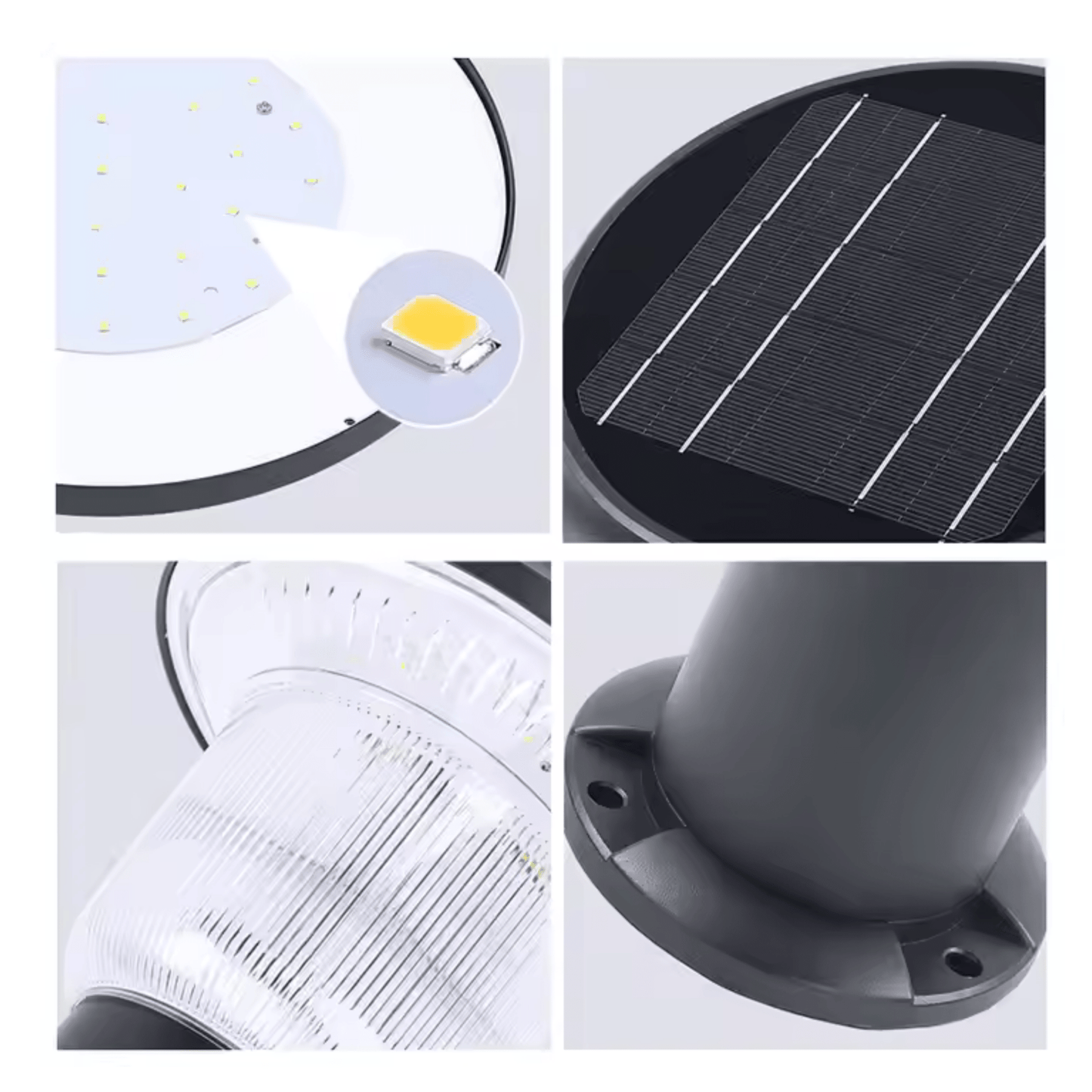 Premium Solar - Powered Bollard Pathway Light – Dual Color Outdoor Landscape Lamp | Ground Mounted – Buy Garden Light Online at FUTURKART