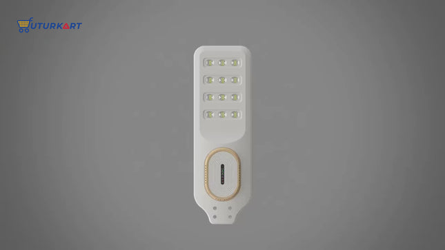 300W Solar Integrated Street Light with Motion Sensor & Remote, Waterproof Outdoor LED Lamp for Streets, Gardens & Security