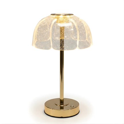 Rechargeable table lamp with warm white, neutral white and cool white LED modes