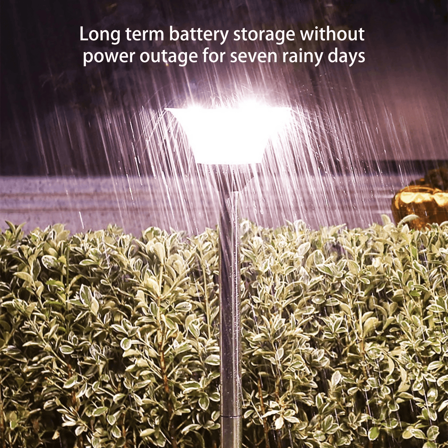 Solar Bollard Garden Light, Elegant Outdoor Pathway Lamp, IP65 Waterproof Landscape Lighting (White Light) – Buy Garden Light Online at FUTURKART