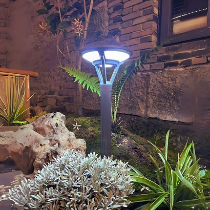 Solar Bollard Pathway Light – White & Warm White Outdoor Lamp for Garden – Buy Garden Light Online at FUTURKART