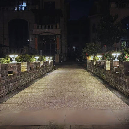 Solar Bollard Pathway Light – White & Warm White Outdoor Lamp for Garden – Buy Garden Light Online at FUTURKART