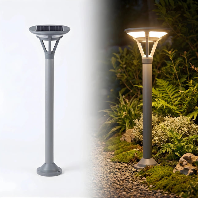 Solar Bollard Pathway Light – White & Warm White Outdoor Lamp for Garden – Buy Garden Light Online at FUTURKART