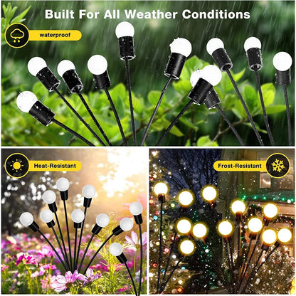 Solar Firefly Garden Lights (Warm White) Magical Wind - Swaying LED Lawn Lamps(Pack of 2) – Buy Garden Light Online at FUTURKART