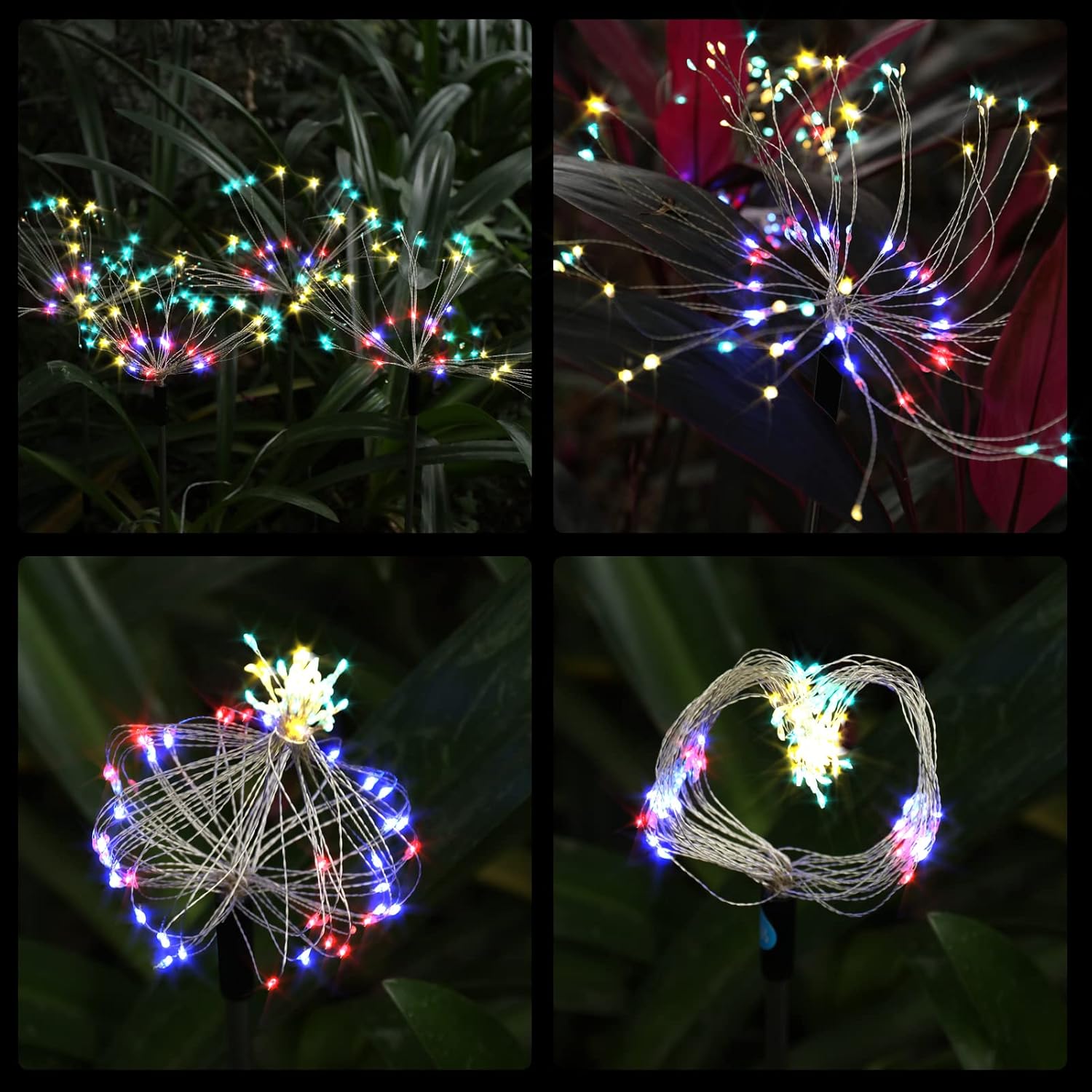 Solar Fireworks Light 120 LED – Dazzling Outdoor Display for Your Garden(Pack of 2) – Buy Garden Light Online at FUTURKART