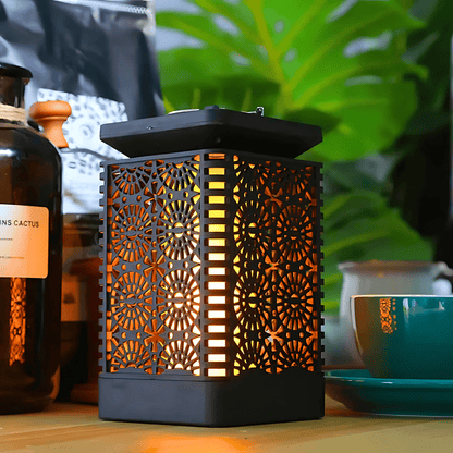 Solar Flame Lantern – Flickering Flame LED Waterproof Solar Light – Buy Garden Light Online at FUTURKART