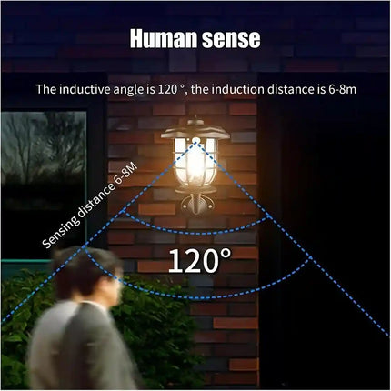 Solar garden light with automatic dusk-to-dawn on and off function