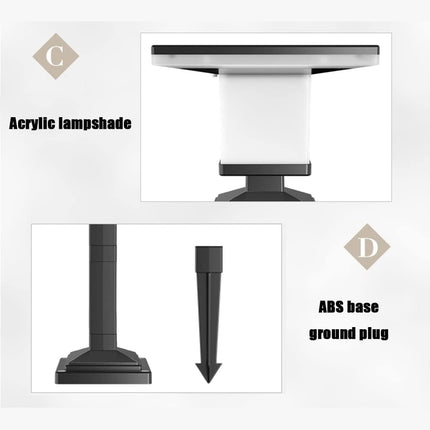 Solar Garden Pathway Light – Elegant Outdoor Landscape Lamp for Pathways & Gardens – Buy Garden Light Online at FUTURKART