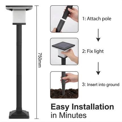 Solar Garden Pathway Light – Elegant Outdoor Landscape Lamp for Pathways & Gardens – Buy Garden Light Online at FUTURKART