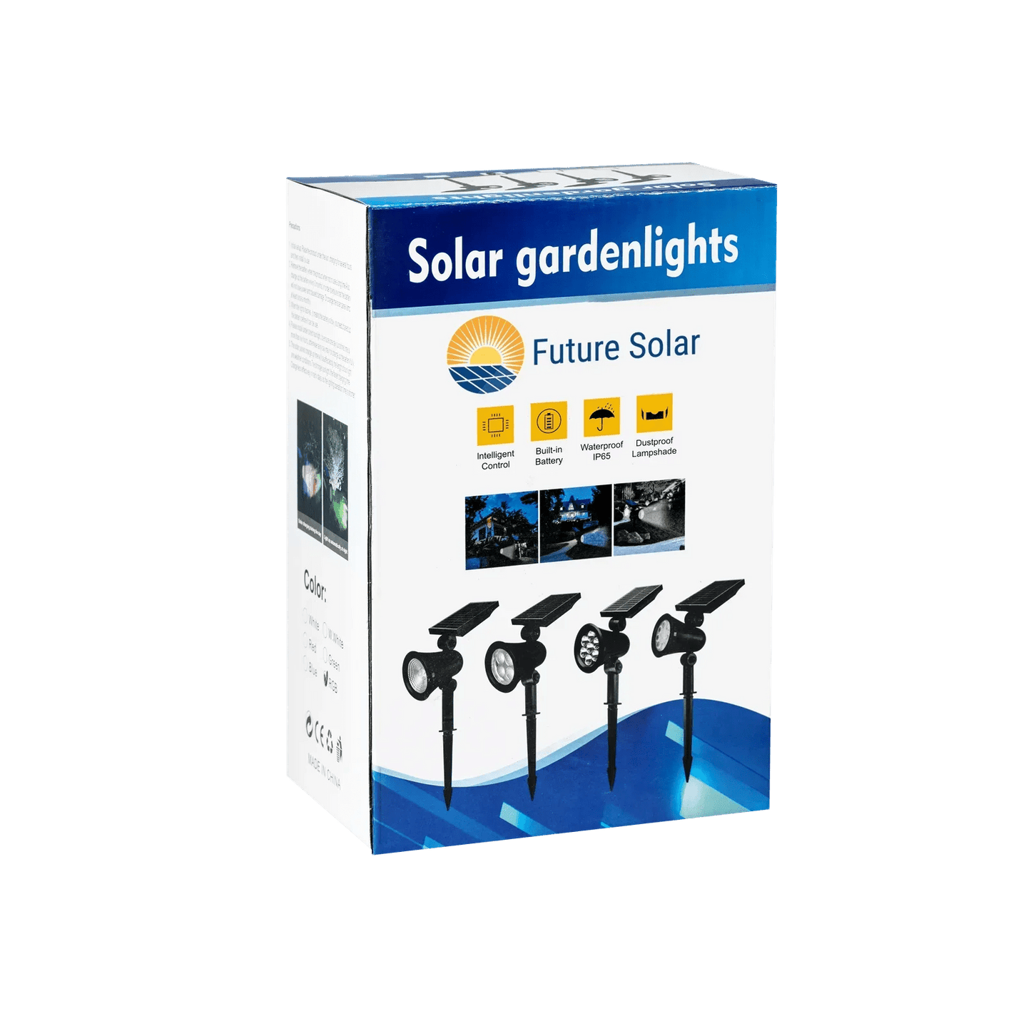 SOLAR GARDEN SPIKE LIGHT (RGB) (COMBO) – Buy Garden Light Online at FUTURKART