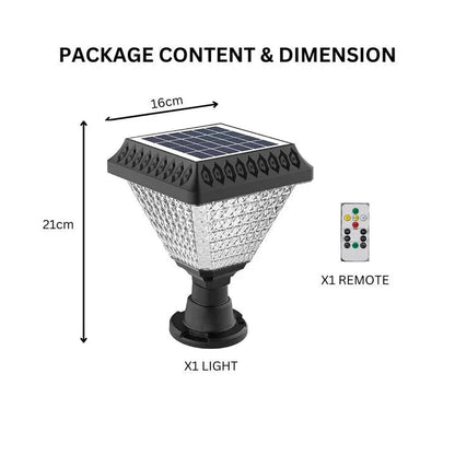 Solar Gate Pillar Light – Buy Garden Light Online at FUTURKART