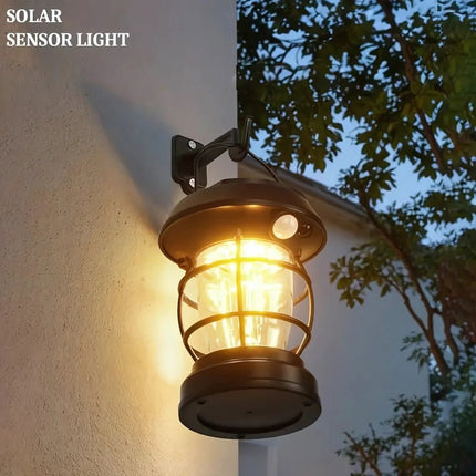 Solar Horse Lantern Light – Vintage Outdoor Wall & Camping Lamp with Motion Sensor – Buy Garden Light Online at FUTURKART