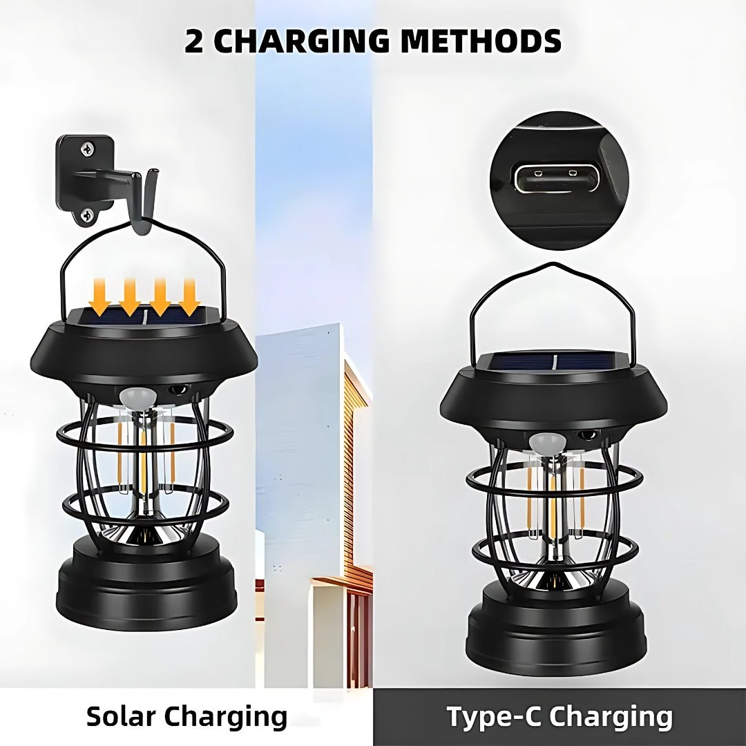 Solar Horse Lantern Light – Vintage Outdoor Wall & Camping Lamp with Motion Sensor – Buy Garden Light Online at FUTURKART