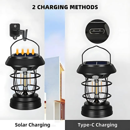 Solar Horse Lantern Light – Vintage Outdoor Wall & Camping Lamp with Motion Sensor – Buy Garden Light Online at FUTURKART