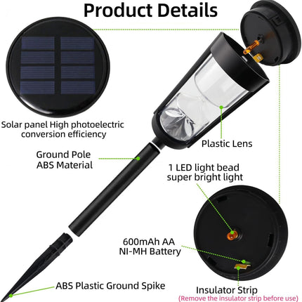 Solar Hourglass Path Light, Outdoor Waterproof Garden Lantern (Pack of 1) – Buy Garden Light Online at FUTURKART