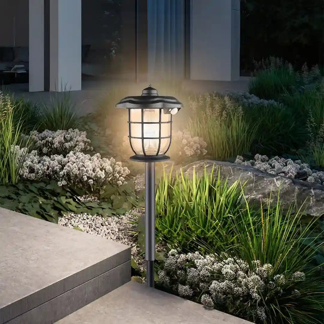 FuturKart solar induction lawn and wall light for outdoor lighting.