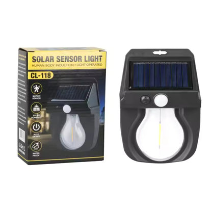 Solar Induction Wall Lamp – Warm White House Shaped Decorative Outdoor Light with Radar Sensor – Buy WALL LIGHT Online at FUTURKART