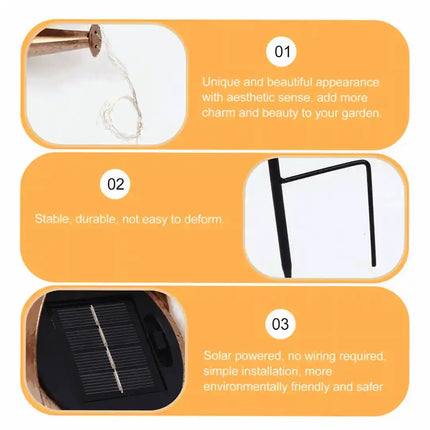 Solar kettle light with ground stake for garden pathways.