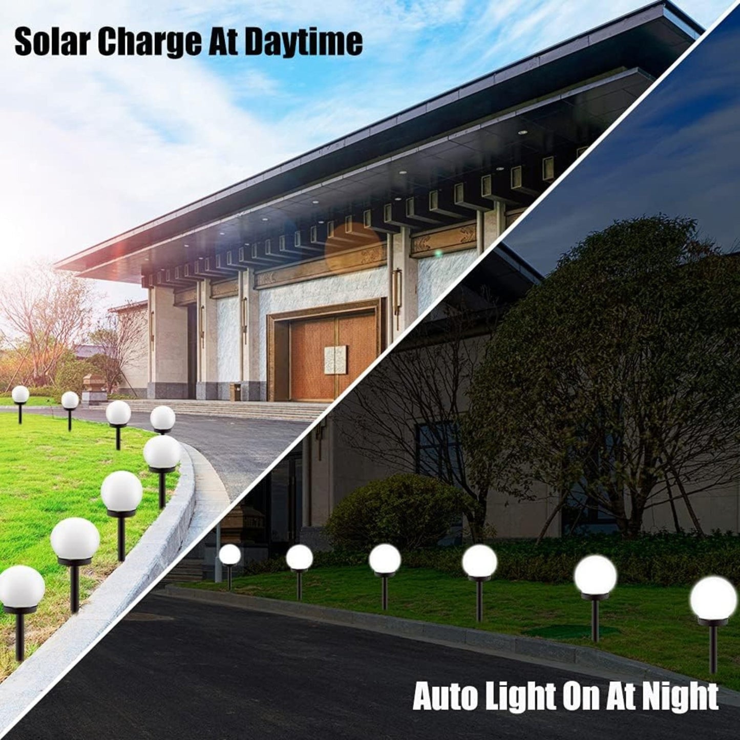 Solar Lawn Light Bulb – Decorative Outdoor Pathway Lamp(Pack of 2) – Buy Garden Light Online at FUTURKART