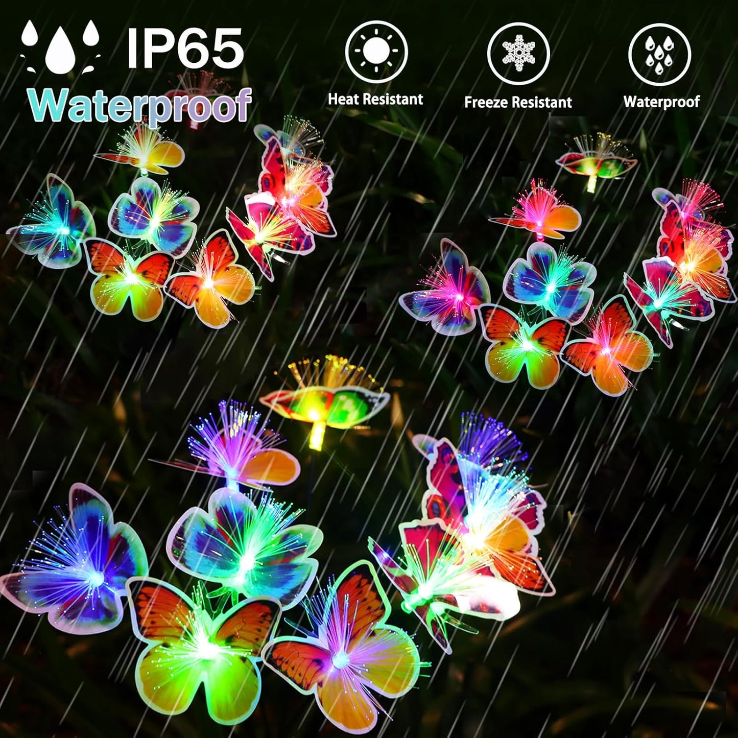 Solar LED Butterfly Garden Light, Outdoor Decorative Swaying Light(Pack of 2) – Buy Garden Light Online at FUTURKART