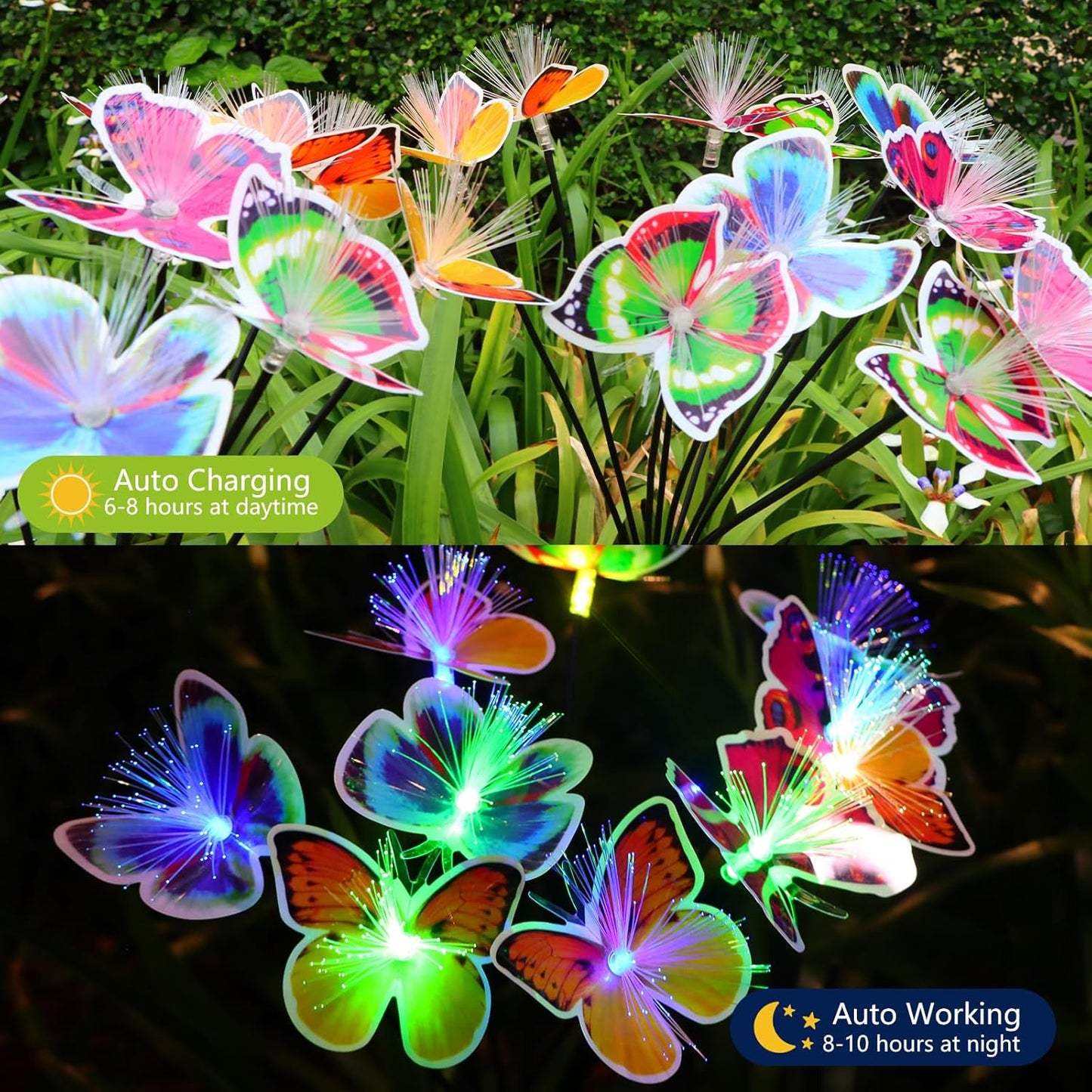 Solar LED Butterfly Garden Light, Outdoor Decorative Swaying Light(Pack of 2) – Buy Garden Light Online at FUTURKART