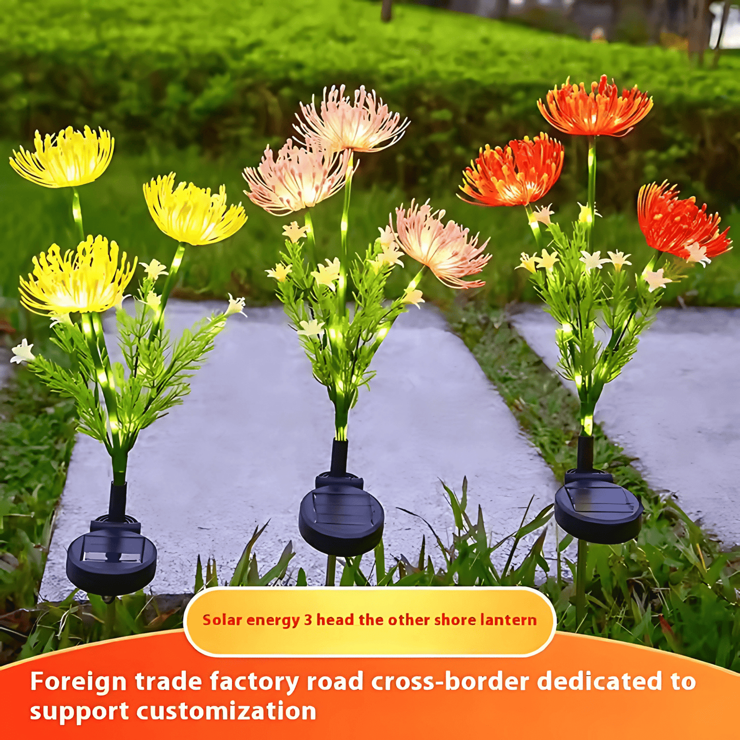Solar LED Flower Garden Lights | Outdoor Decorative Stake Lights(Pack of 2) – Buy Garden Light Online at FUTURKART