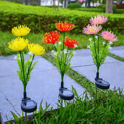 Solar LED Flower Garden Lights | Outdoor Decorative Stake Lights(Pack of 2) – Buy Garden Light Online at FUTURKART